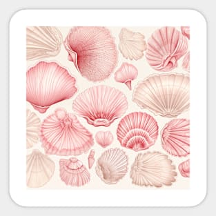 Rose seashells Sticker